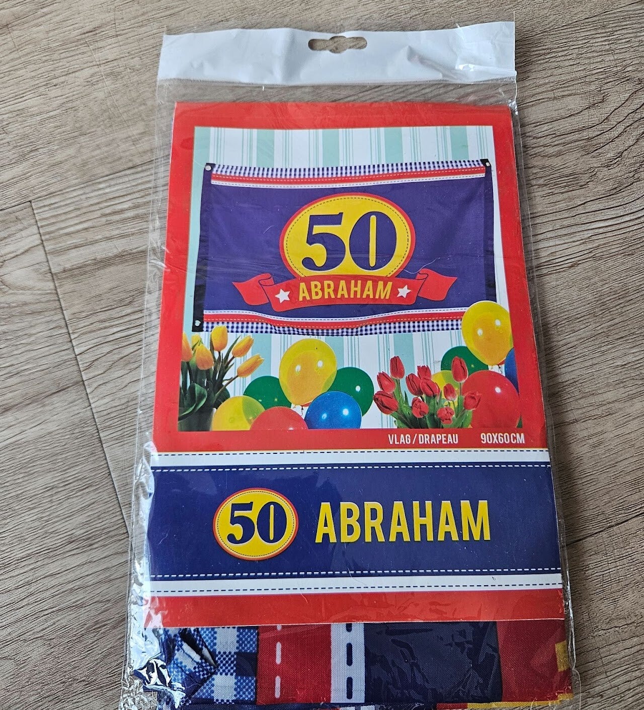 50 jaar vlag decoratie Abraham