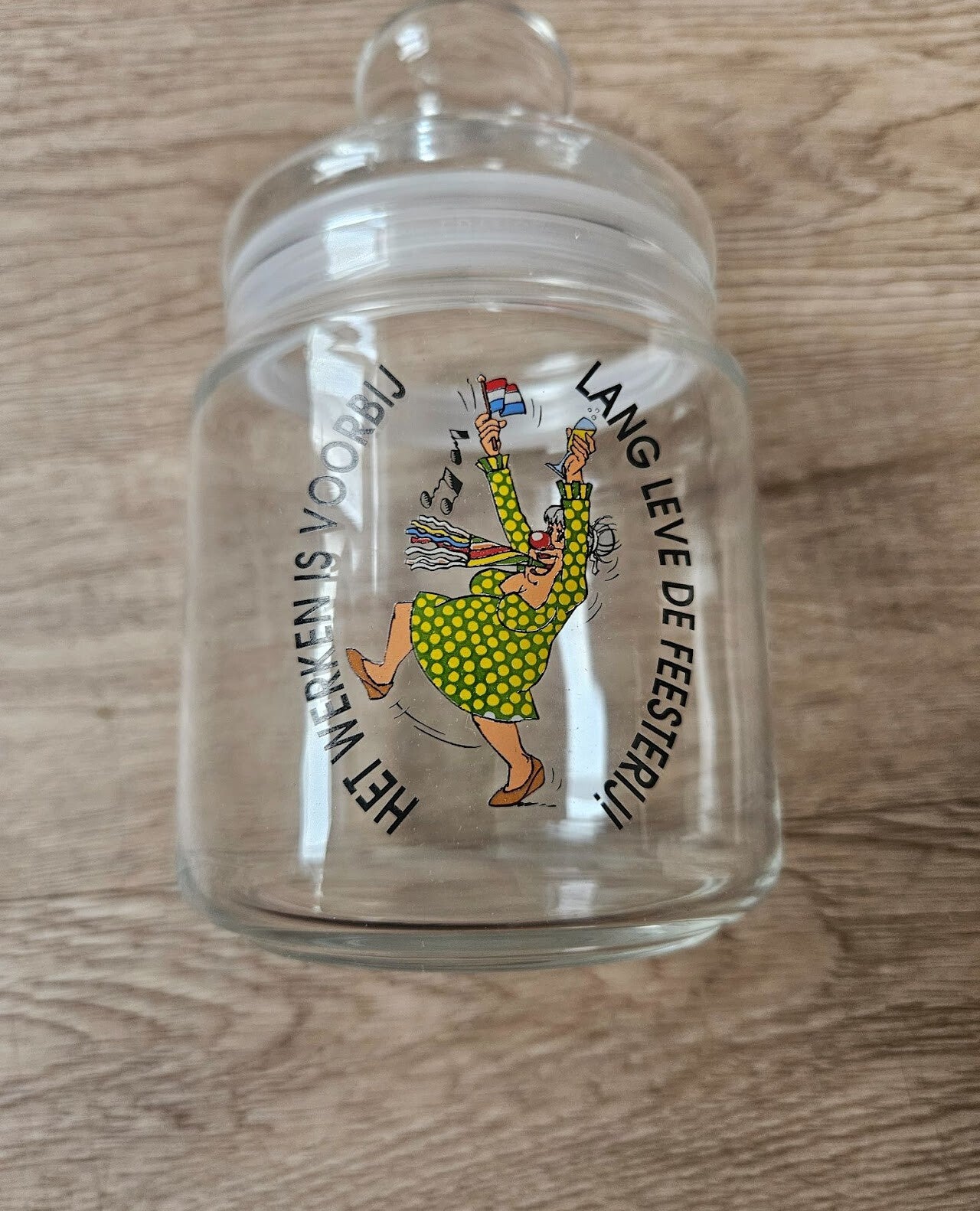 Het werken is voorbij snoeppot