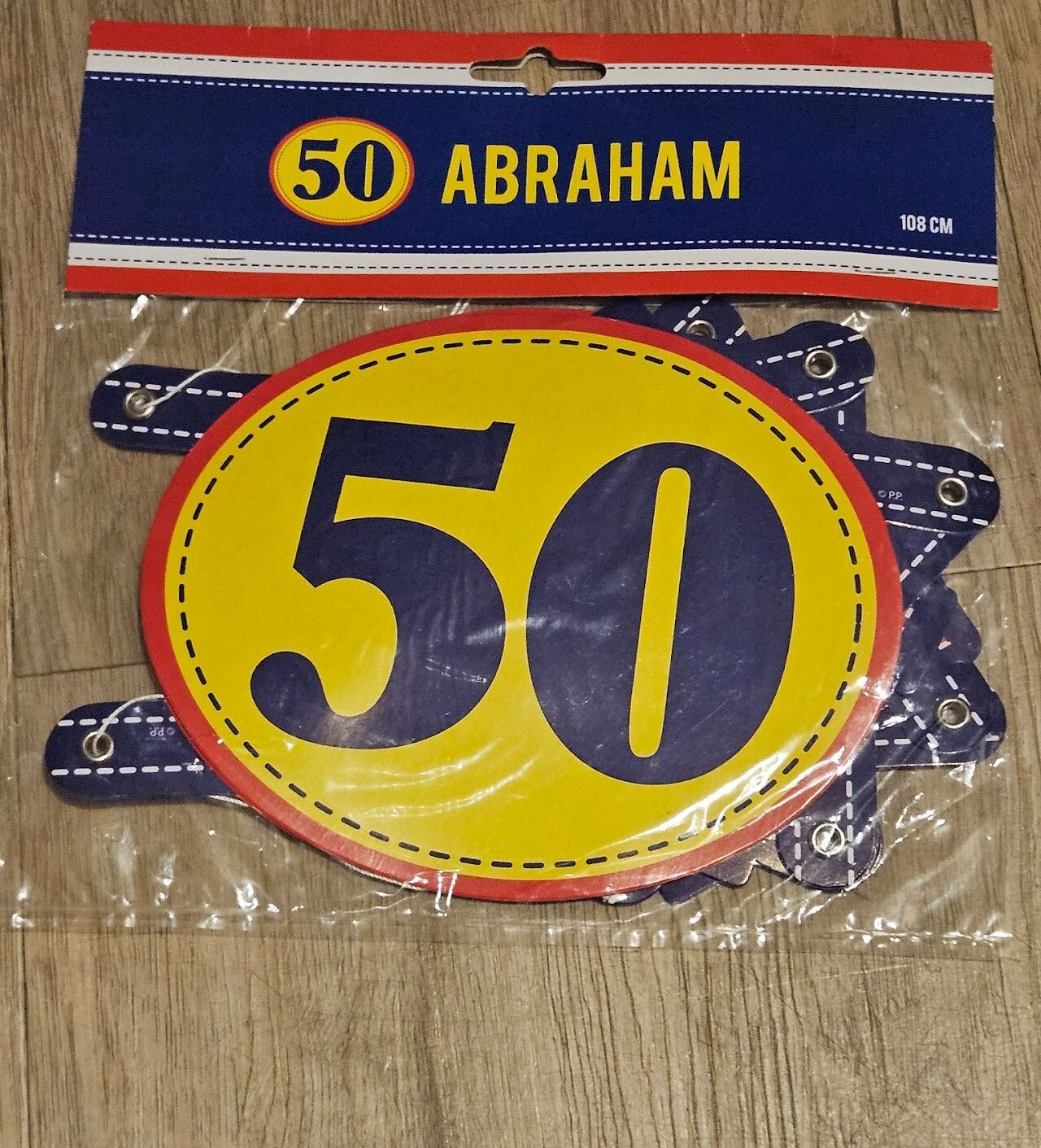 50 jaar Abraham Slinger 108cm