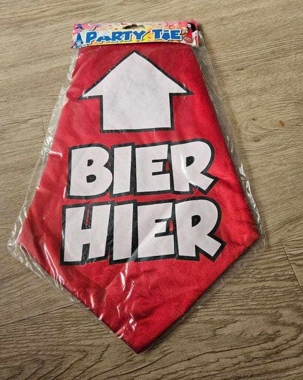 Bier hier stropdas