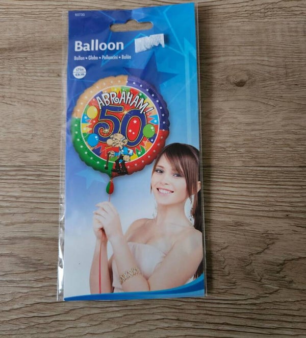 Abraham ballon 50 jaar