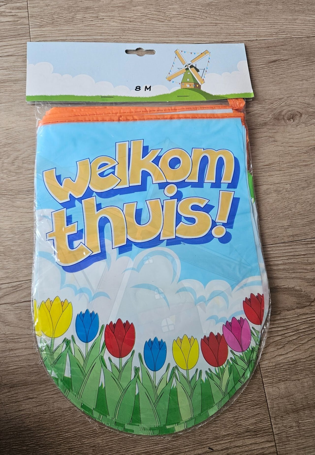 Welkom thuis vlaggenlijn