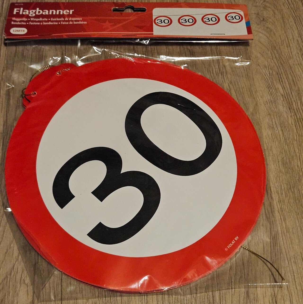 30 jaar flagbanner 12m