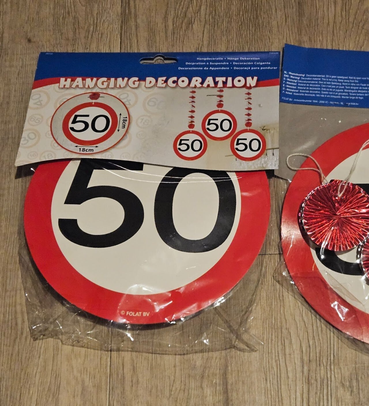 50 jaar hang decoratie