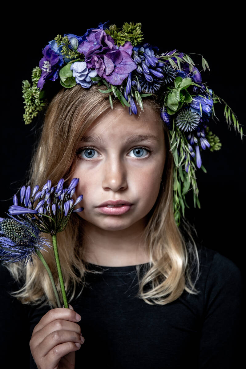 portretshoot bloemen