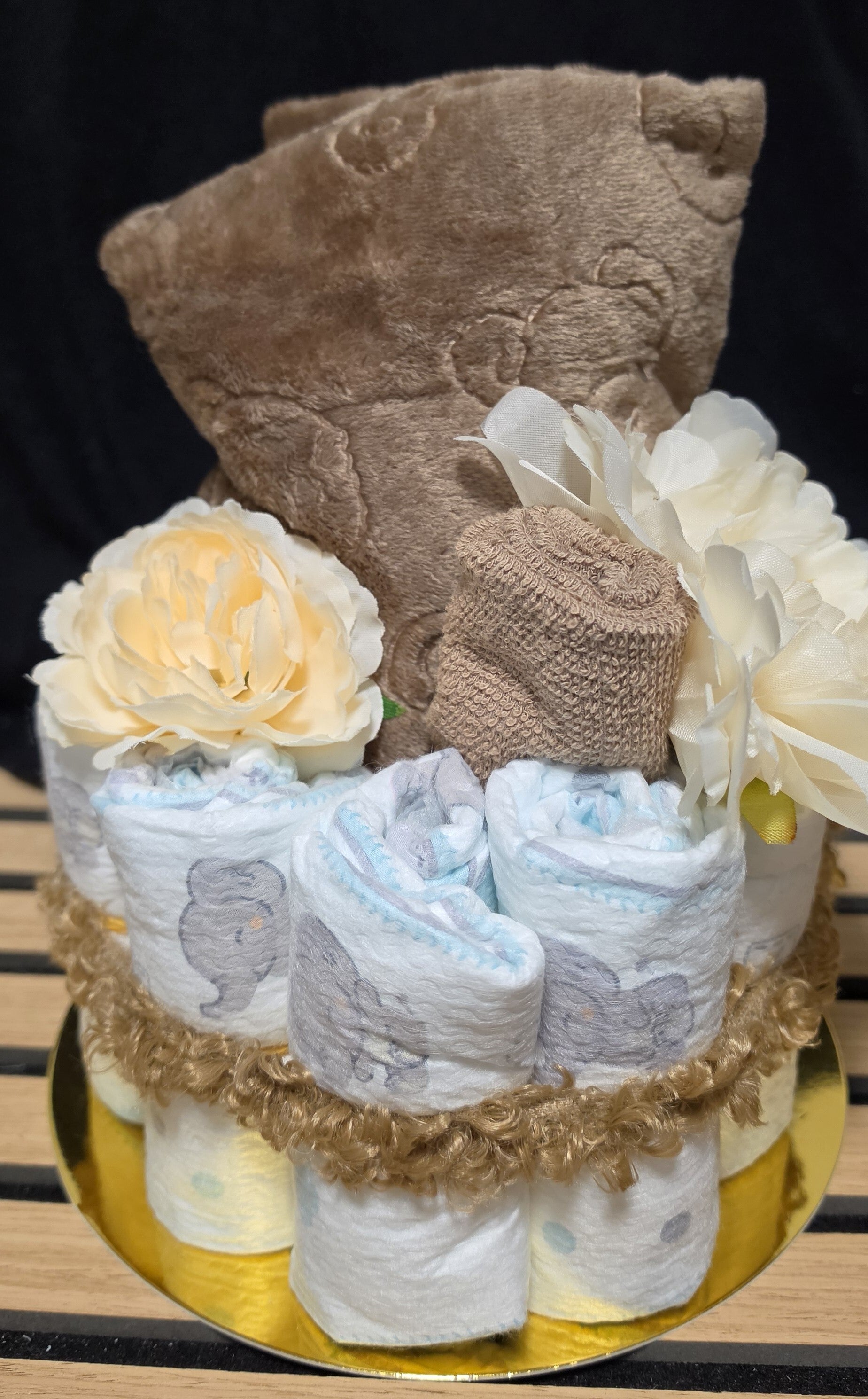 Luiertaart Cozy Hug Bruin