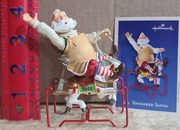 2003 - Toymaker Santa Collector's Series #4 - Hallmark Ornament