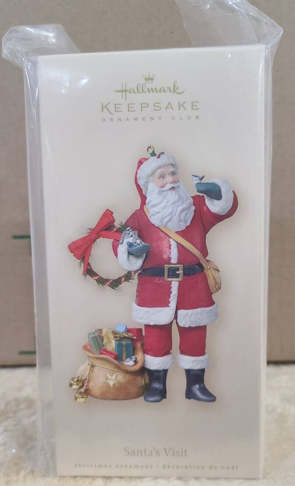 2007 - Santa's Visit - Hallmark Ornament2
