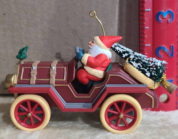 1995 - Santa's Roadster - Here Comes Santa Collector's Series #17 - Hallmark Ornament