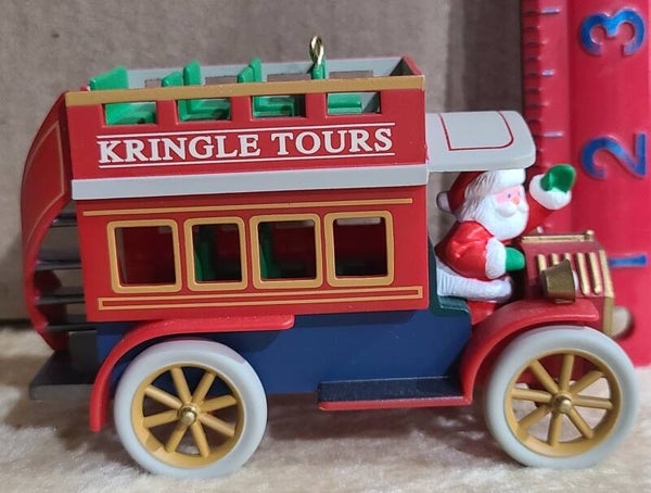 1992 - Kringle Tours - Here Comes Santa Collector's Series #14 - Hallmark Ornament