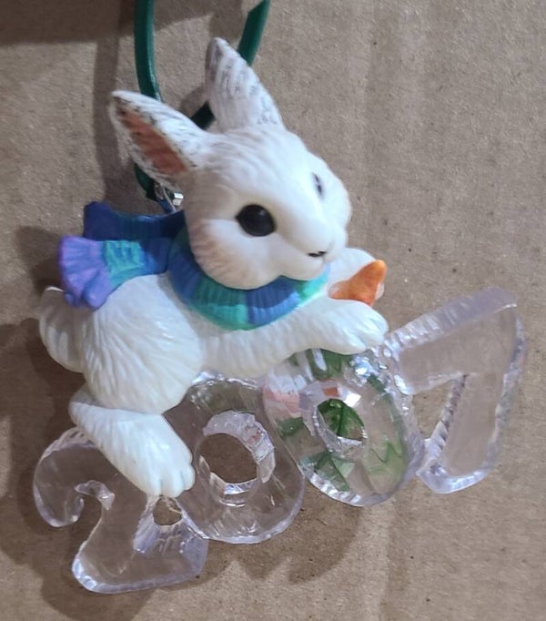 2007 Cool Decade Collector's Series #8 (Rabbit) - Hallmark Ornament