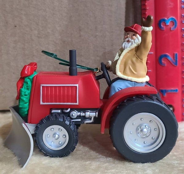 2001 - Santa's Snowplow - Here Comes Santa Collector's Series #23 - Hallmark Ornament