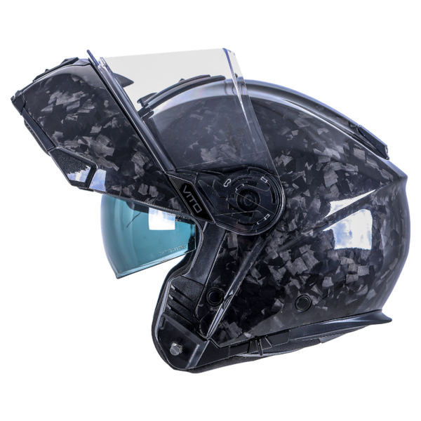 Helm Vito Carbon Klapphelm (100% echtes Carbon)