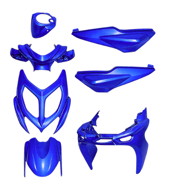 Verkleidungsset  für Yamaha Aerox 2013-2018 - 7 teilig matt blau NEU