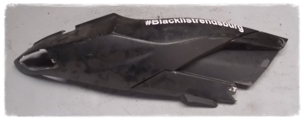 Aprilia SR 50 R Factory 2 T Verkleidung Heck rechte Seite