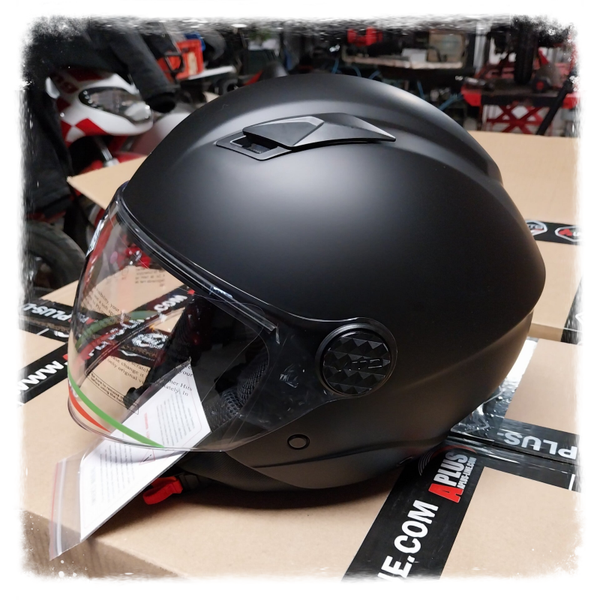 Helm Vito Jethelm Uno matt schwarz größe XS,S,M,L,XL,XXL