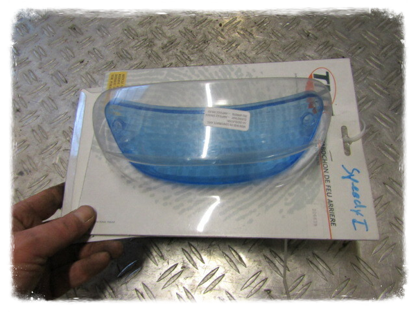 Peugeot Speedfight 1 AC LC Rücklicht Blende blau NEU Tuning