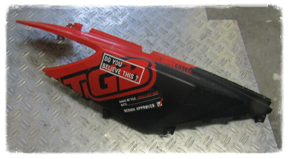 TGB Bullet RS 50 2T Verkleidung Heck rechte Seite