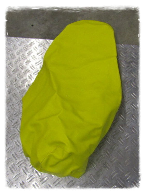 Yamaha Aerox Sitzbankbezug carbon Optik gelb NEU