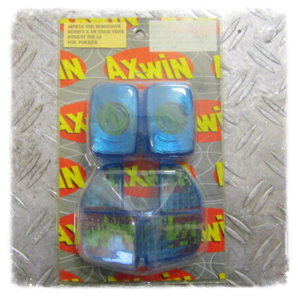 Yamaha BWS Booster 99   Blinkerglas blau Axwin  Tuning NEU