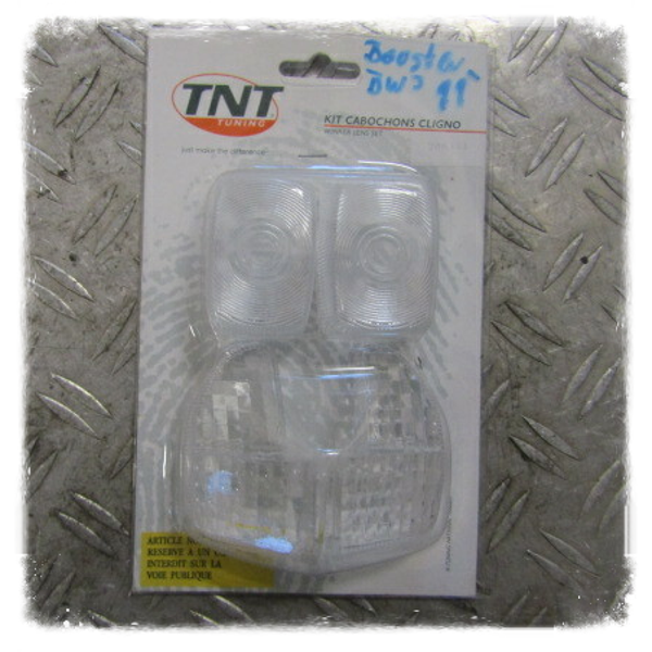 Yamaha BWS Booster 99 Blinkerglas weiß TNT Tuning NEU