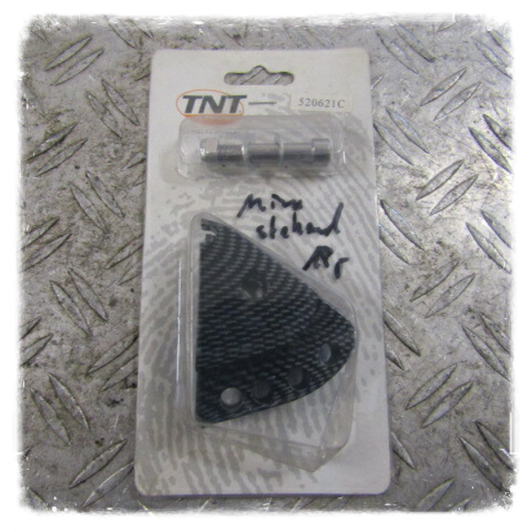 Yamaha stehender Motor Minarelli Höherlegungssatz CNC 4-Loch carbon TNT