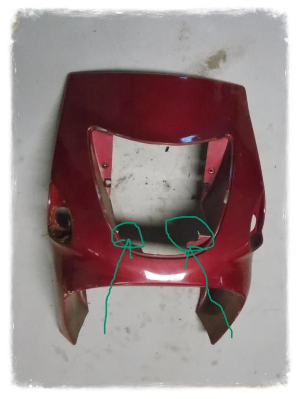 Yamaha Zest Verkleidung Front