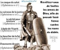 Médaille "Armure De Dieu" En Alliage - Pièce Commémorative Religieuse - 7 X 4,5 Cm