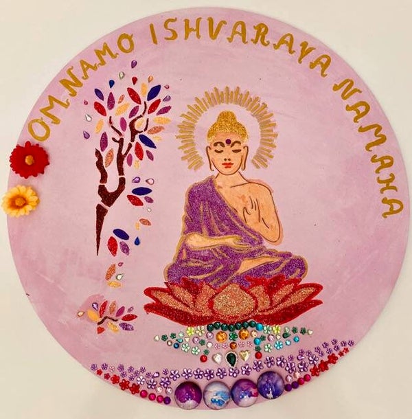 Buddha e Mantra - Dipinti energetici 46 x 46