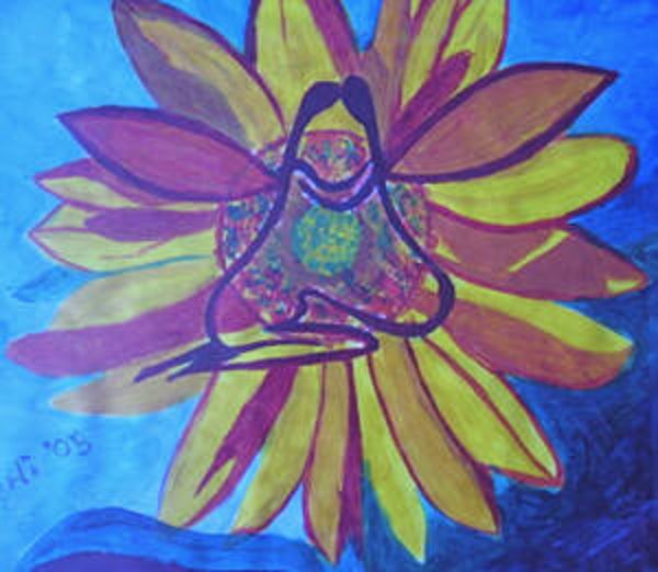 Love Flower - Dipinto energetico 40 x 40 VENDUTO