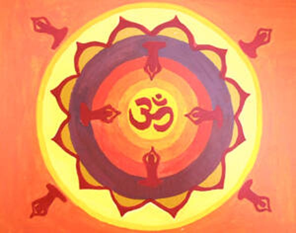 Mandala dell'OM - Dipinto energetico VENDUTO