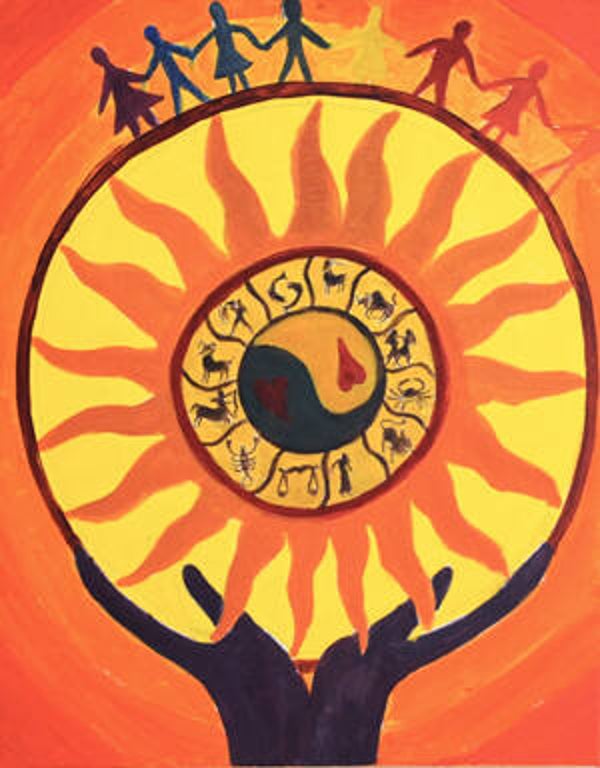 Costellazioni astrologiche - Dipinto energetico VENDUTO