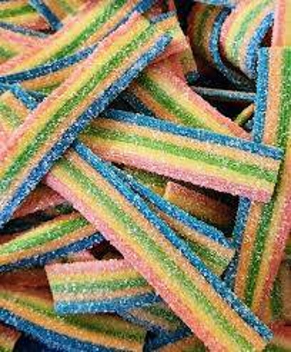 🌈 Rubans multicolores acidulés