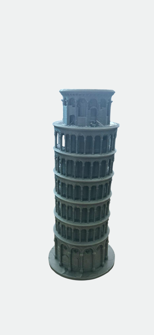 3D-geprinte Toren van Pisa – 15 cm – Hoog detail