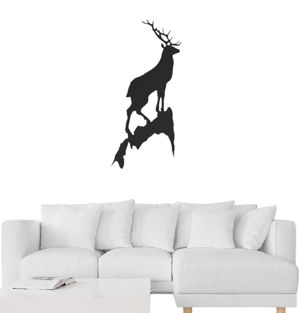 Rendier op rots (Wall art)