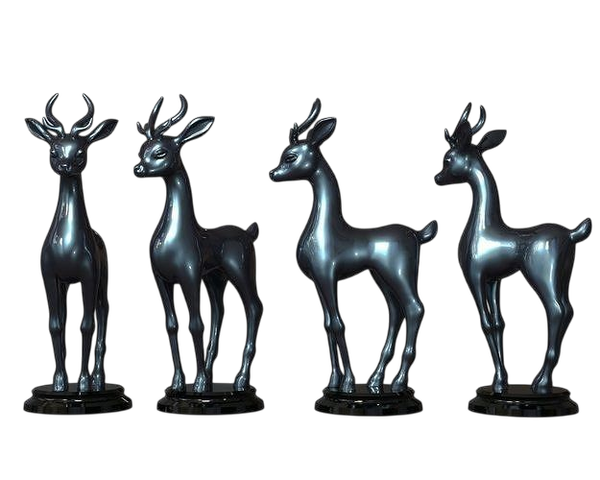 3D-geprint Rendier – 10 cm | Brons, Goud of Zilver