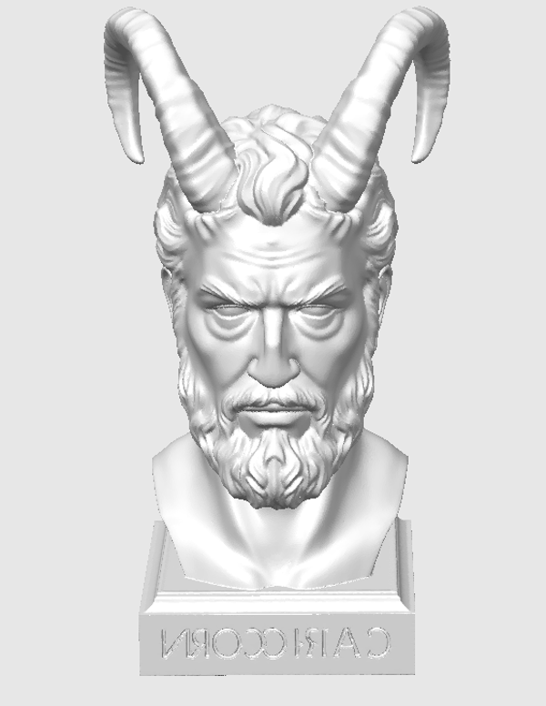 Borstbeeld Steenbok – 15 cm – Luxe Astrologisch Beeld