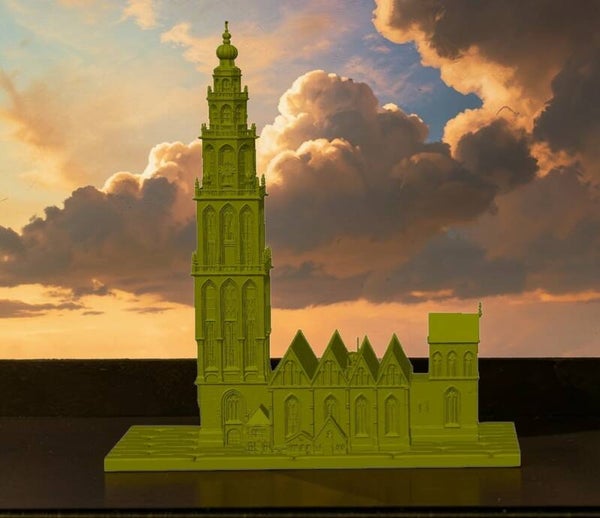 Mini Martinitoren – 3D geprint Groningen souvenir (Gebouwen)