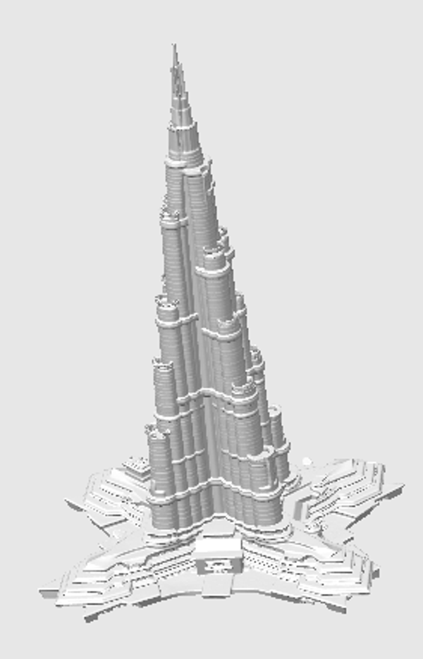 Burj Dubai 15cm
