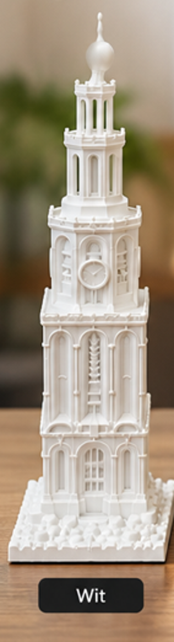 3D-geprinte Martini Toren Groningen – 15 cm – Groninger Souvenir