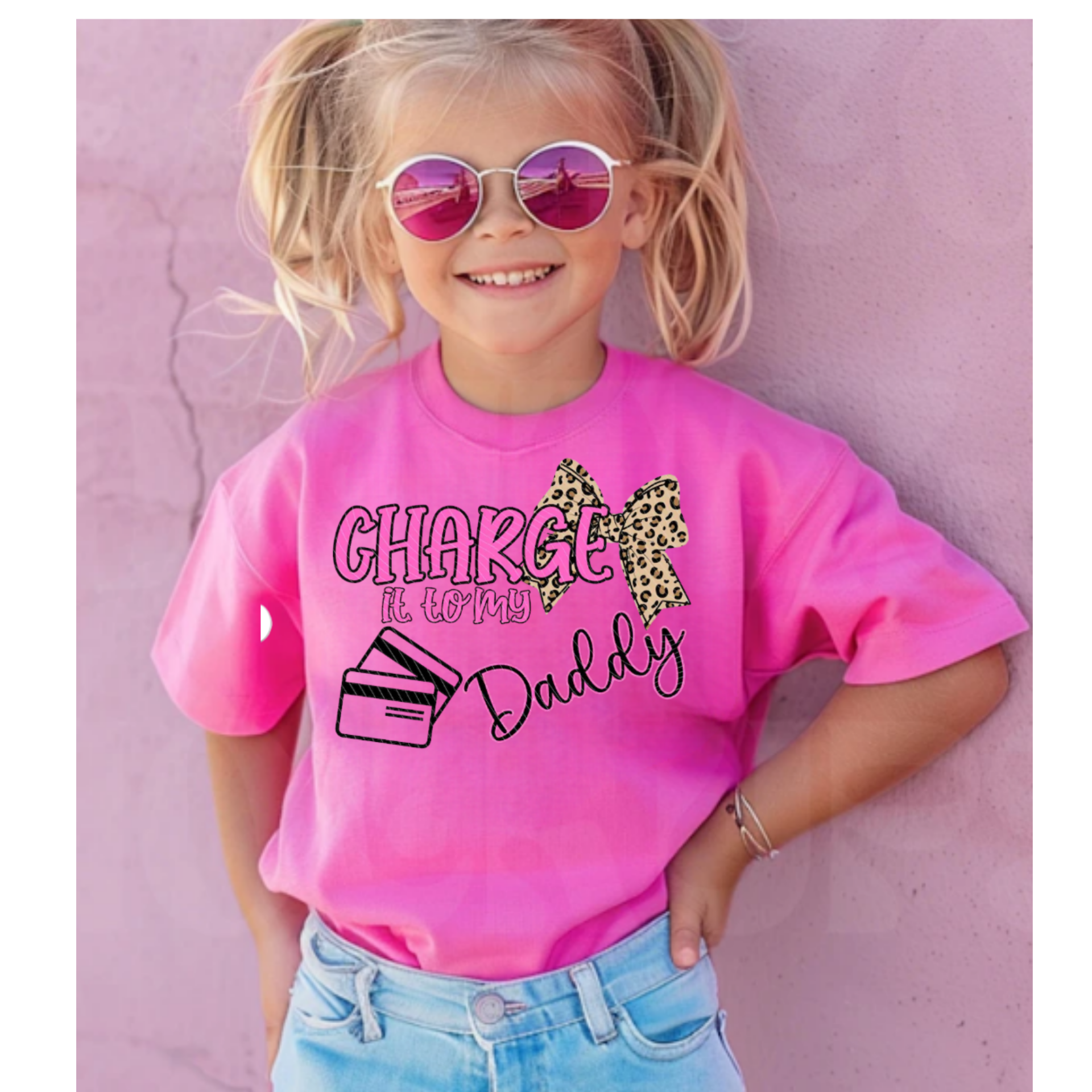 Charge it to my daddy T-shirt