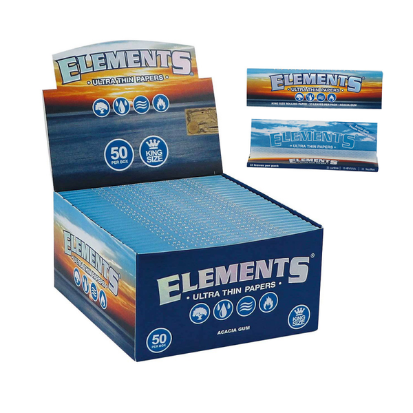 Elements King Size Papers 50pcs/33leaves