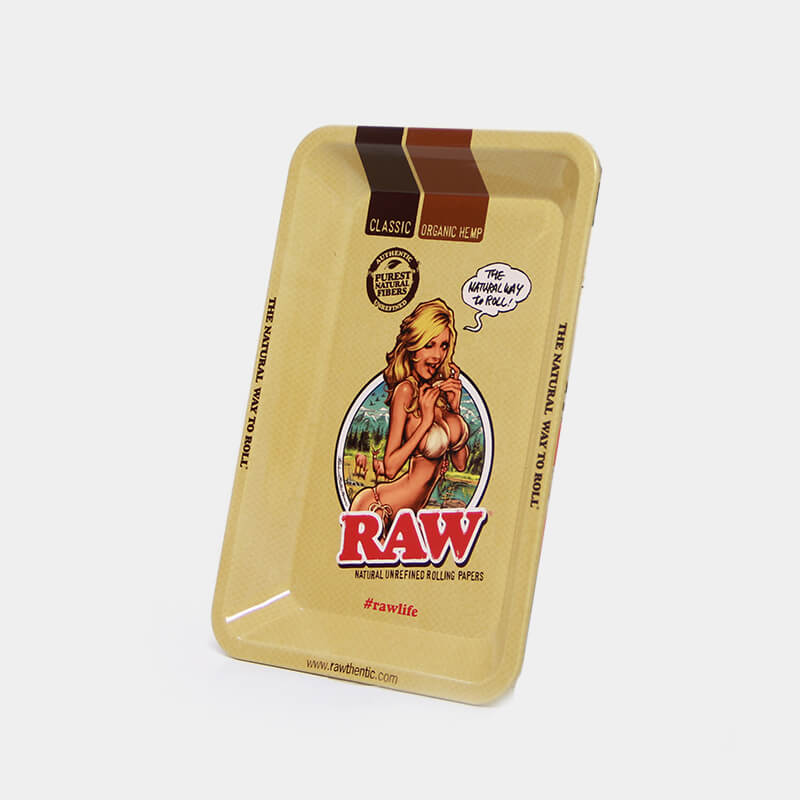 RAW – Bikini Metal Rolling Tray Small