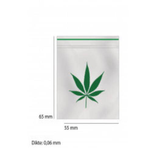 gripzakjes met blad 100x (1g) breed