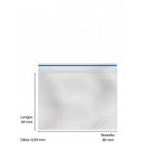 Gripzakjes Blauw 100x (2g)