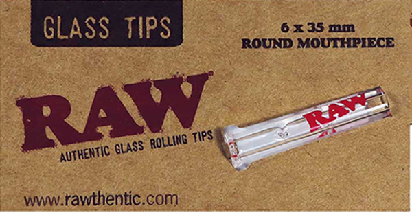 RAW Glass Tips Round