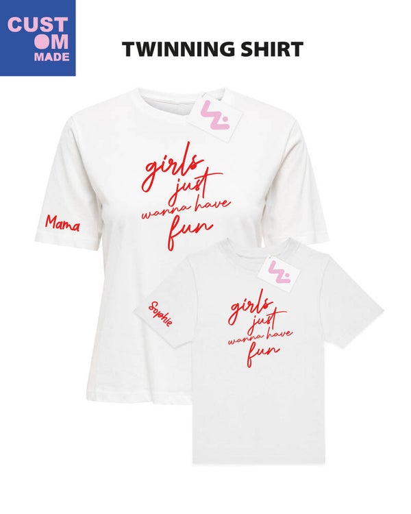 Dames shirt Girls just wanna have fun