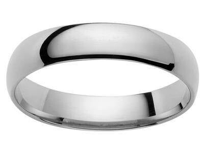 Alliance confort 3,5 mm en or blanc 750