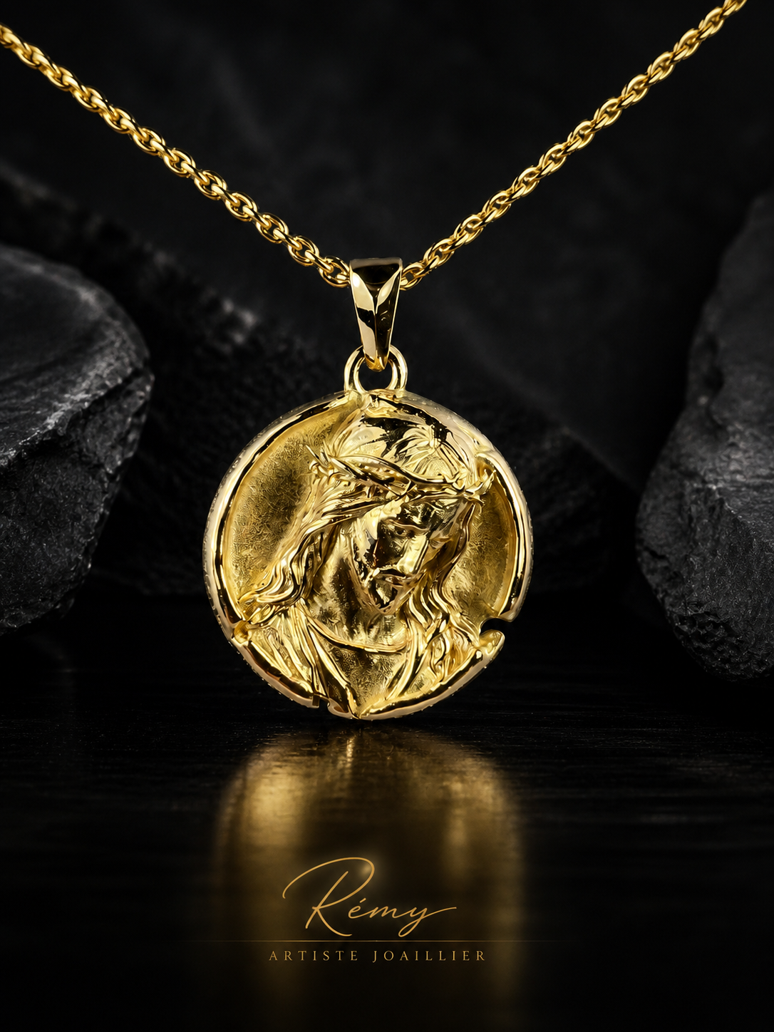 Médaille Regard du Christ - Création originale