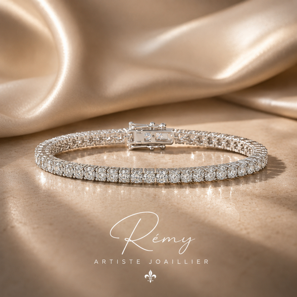 Bracelet 5 carat rivière